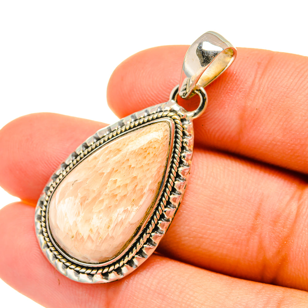 Scolecite Pendants handcrafted by Ana Silver Co - PD6384