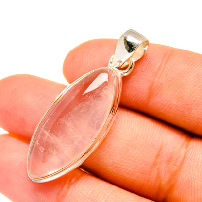 Rose Quartz Pendants handcrafted by Ana Silver Co - PD6391