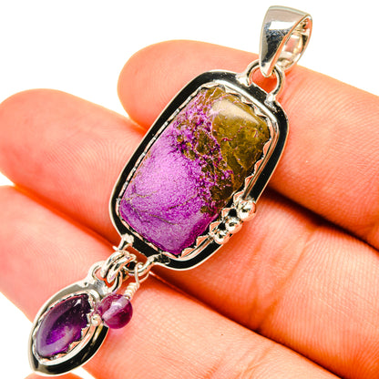 Stichtite Pendants handcrafted by Ana Silver Co - PD6398