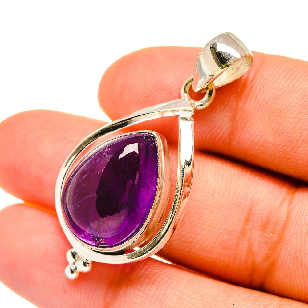 Amethyst Pendants handcrafted by Ana Silver Co - PD6403