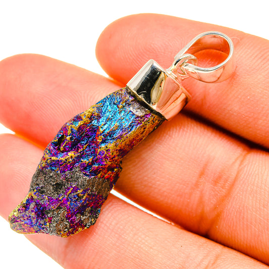 Titanium Sunshine Druzy Pendants handcrafted by Ana Silver Co - PD6416