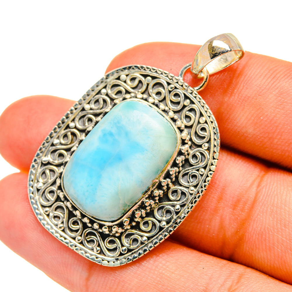 Larimar Pendants handcrafted by Ana Silver Co - PD6425