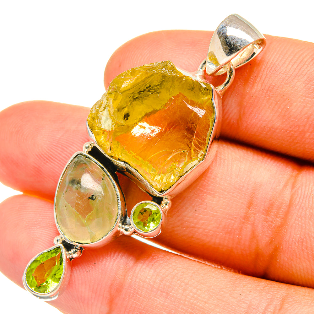 Citrine Pendants handcrafted by Ana Silver Co - PD6440