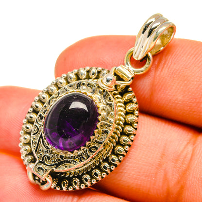 Amethyst Pendants handcrafted by Ana Silver Co - PD6446