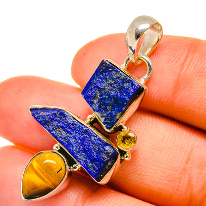 Lapis Lazuli Pendants handcrafted by Ana Silver Co - PD6449