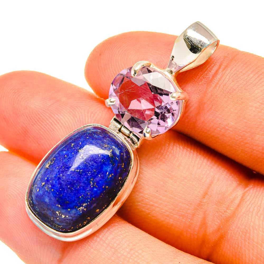 Lapis Lazuli Pendants handcrafted by Ana Silver Co - PD6451