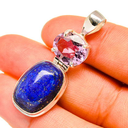 Lapis Lazuli Pendants handcrafted by Ana Silver Co - PD6451