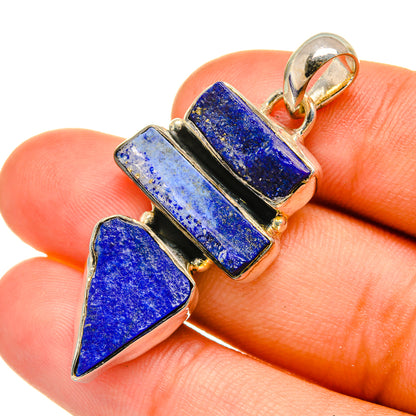 Lapis Lazuli Pendants handcrafted by Ana Silver Co - PD6452