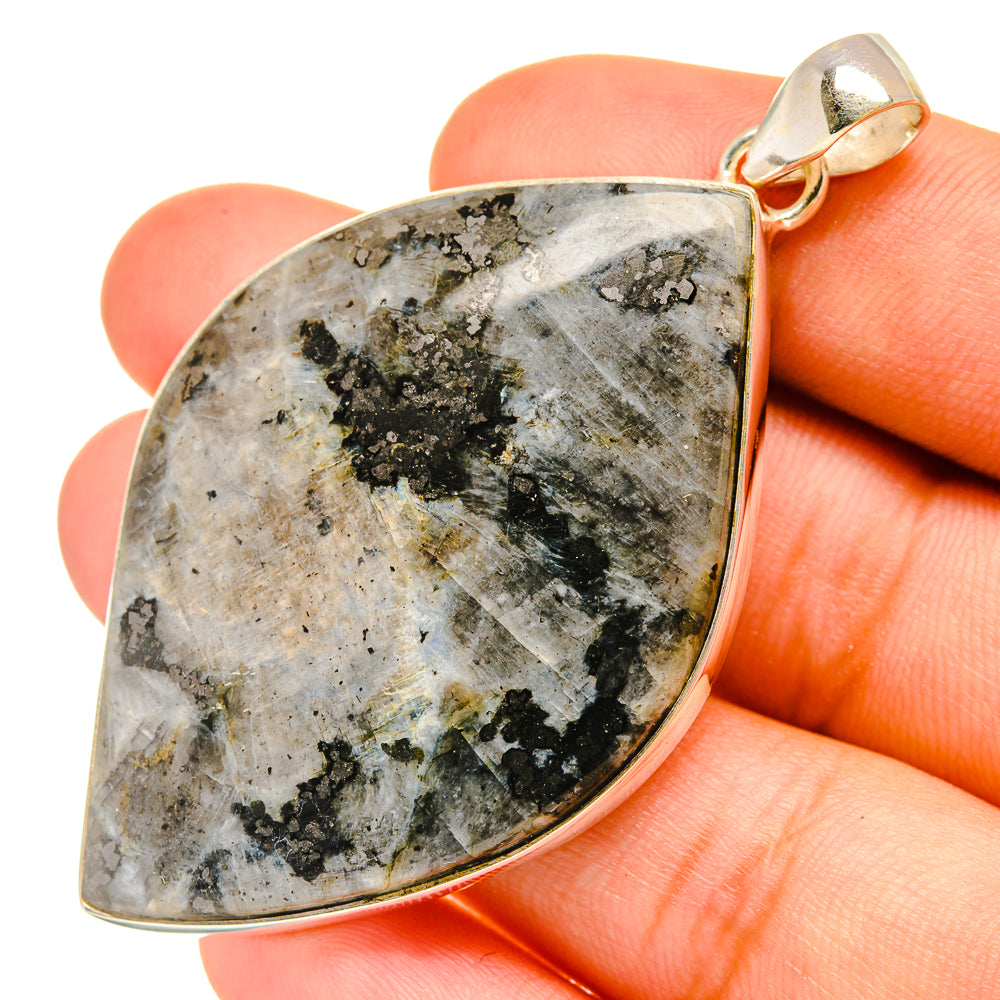 Gabbro Stone Pendants handcrafted by Ana Silver Co - PD6457