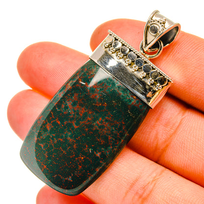 Bloodstone Pendants handcrafted by Ana Silver Co - PD6460