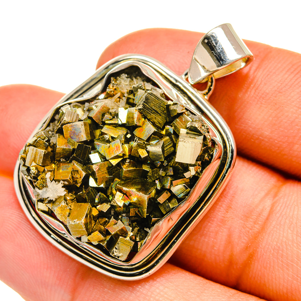 Bismuth Crystal Pendants handcrafted by Ana Silver Co - PD6462