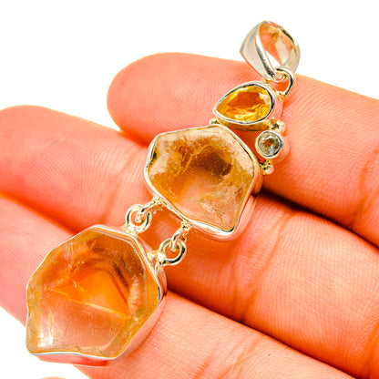 Citrine Pendants handcrafted by Ana Silver Co - PD6463