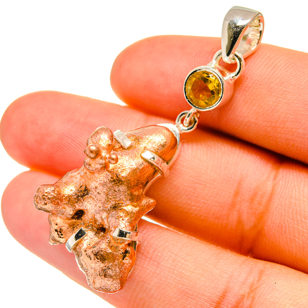 Splash Copper Pendants handcrafted by Ana Silver Co - PD6465