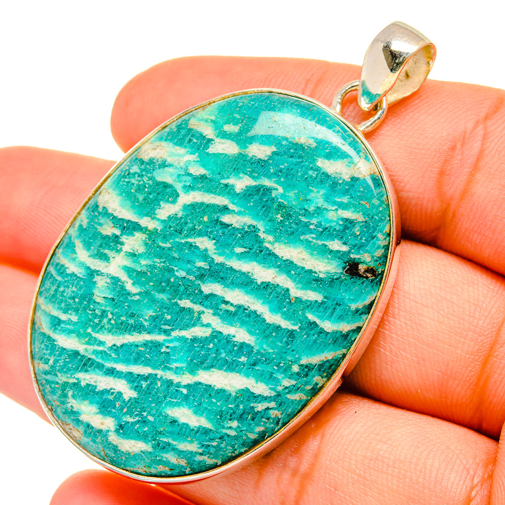 Amazonite Pendants handcrafted by Ana Silver Co - PD6470