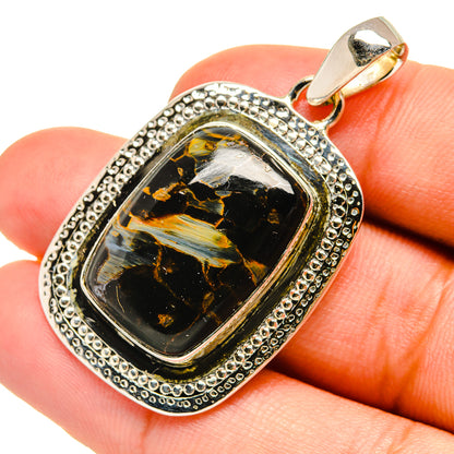 Pietersite Pendants handcrafted by Ana Silver Co - PD6482