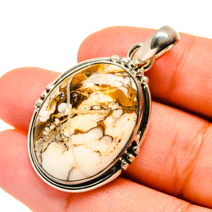 Peanut Wood Jasper Pendants handcrafted by Ana Silver Co - PD6489