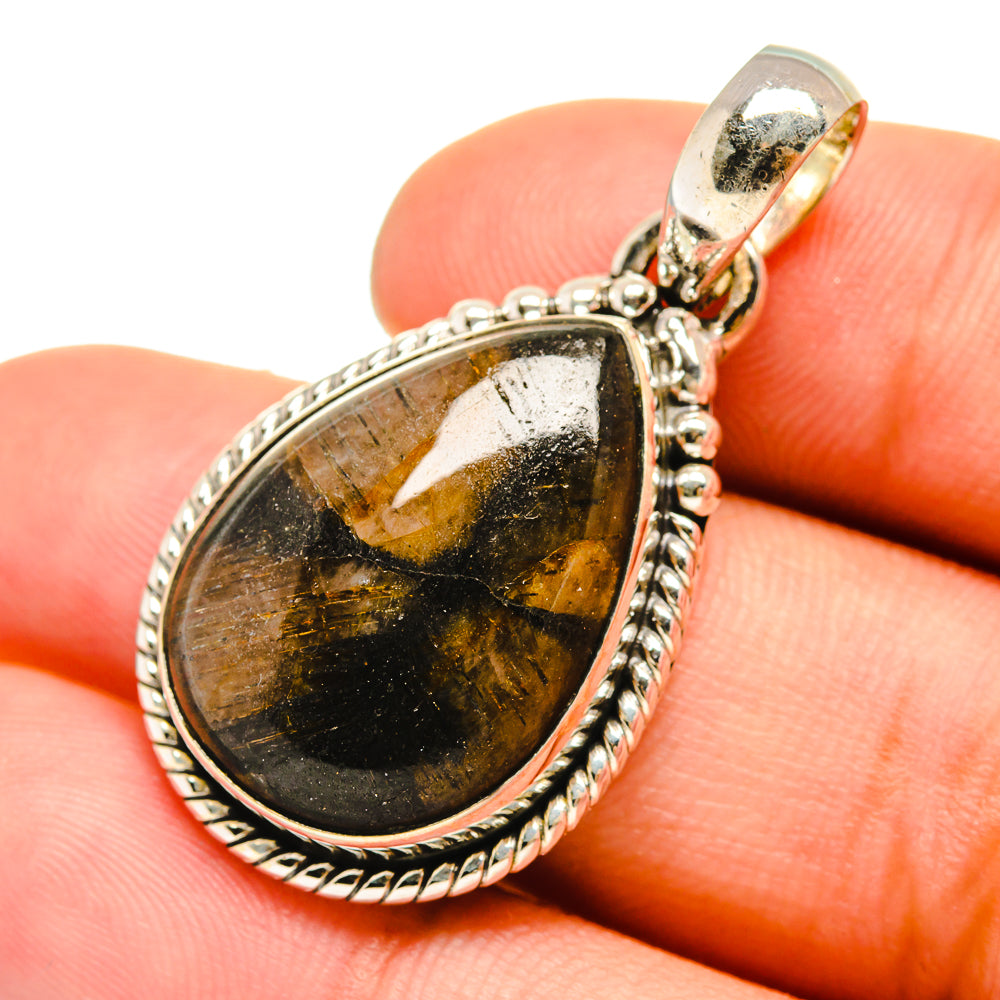 Chiastolite Pendants handcrafted by Ana Silver Co - PD6499