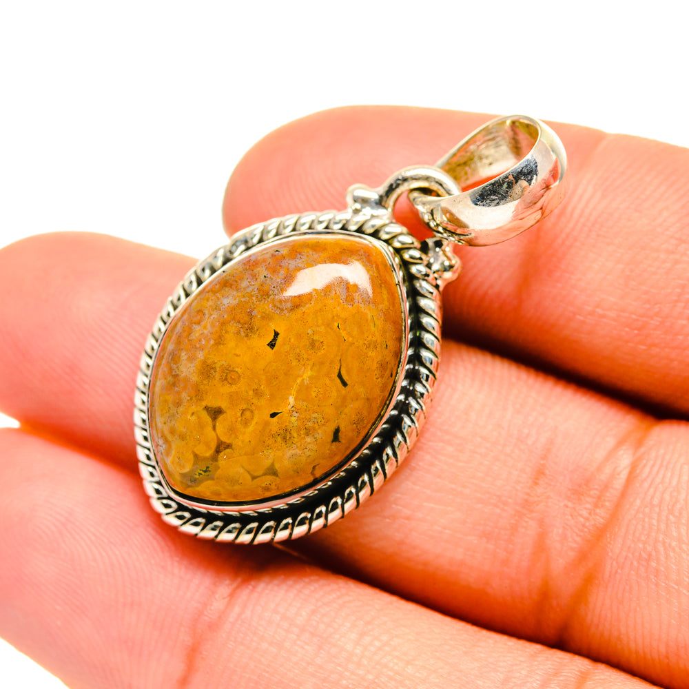 Ocean Jasper Pendants handcrafted by Ana Silver Co - PD6500