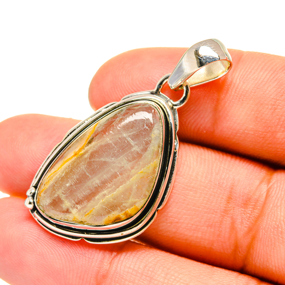 Peruvian Opal Pendants handcrafted by Ana Silver Co - PD6505