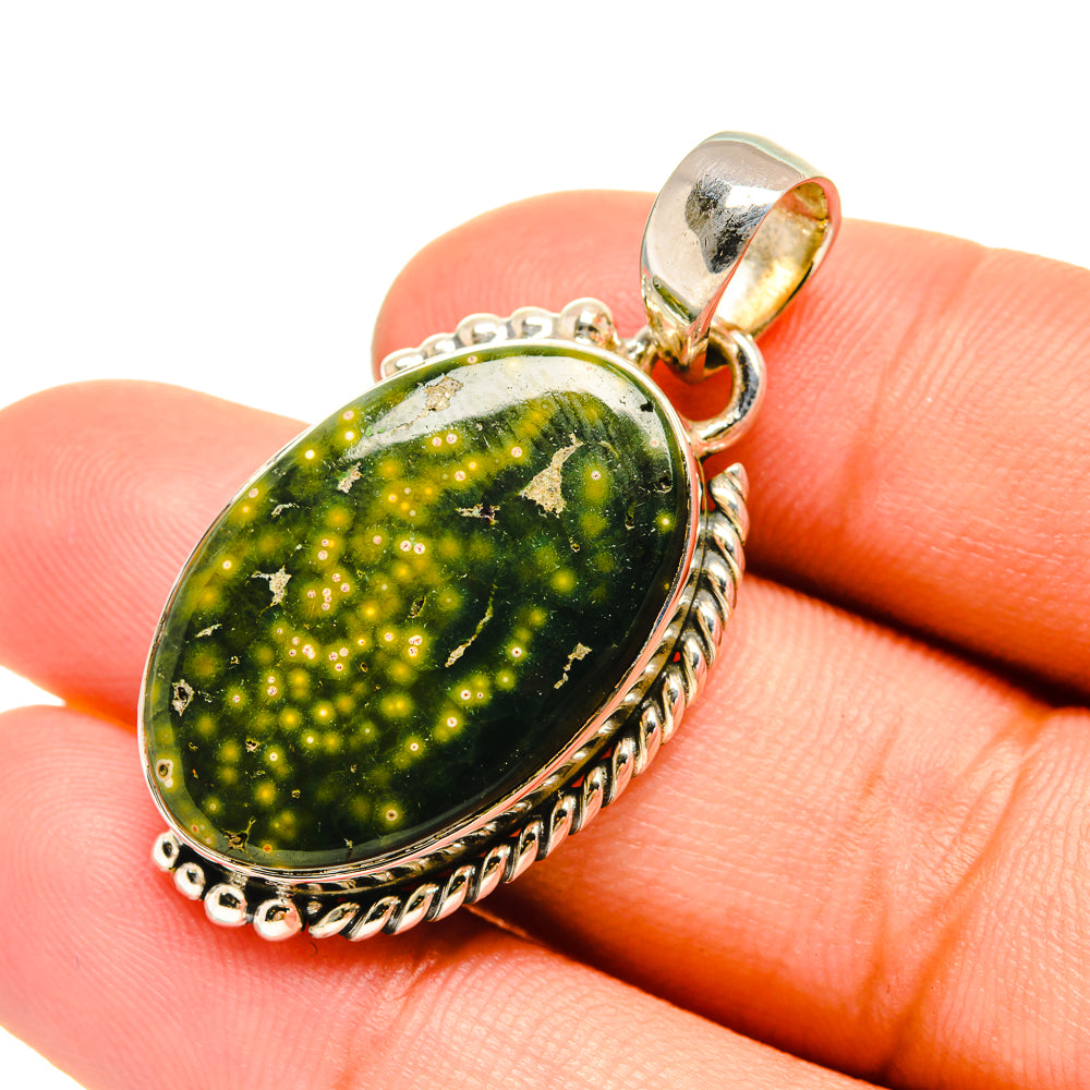 Ocean Jasper Pendants handcrafted by Ana Silver Co - PD6509