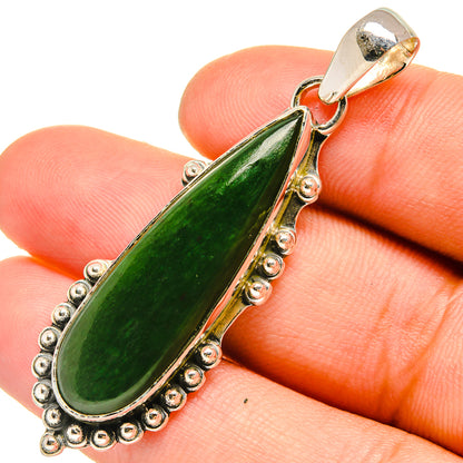 Nephirite Jade Pendants handcrafted by Ana Silver Co - PD6519