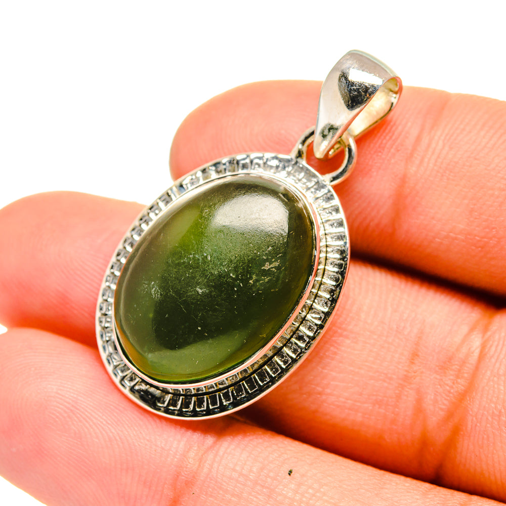 Nephirite Jade Pendants handcrafted by Ana Silver Co - PD6520