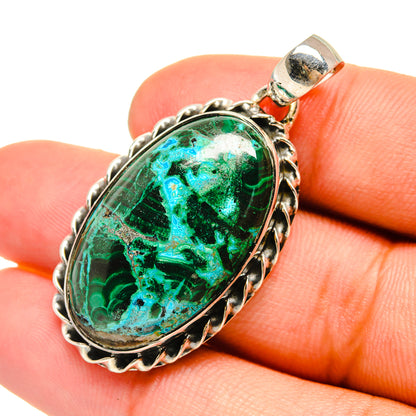 Chrysocolla Pendants handcrafted by Ana Silver Co - PD6526