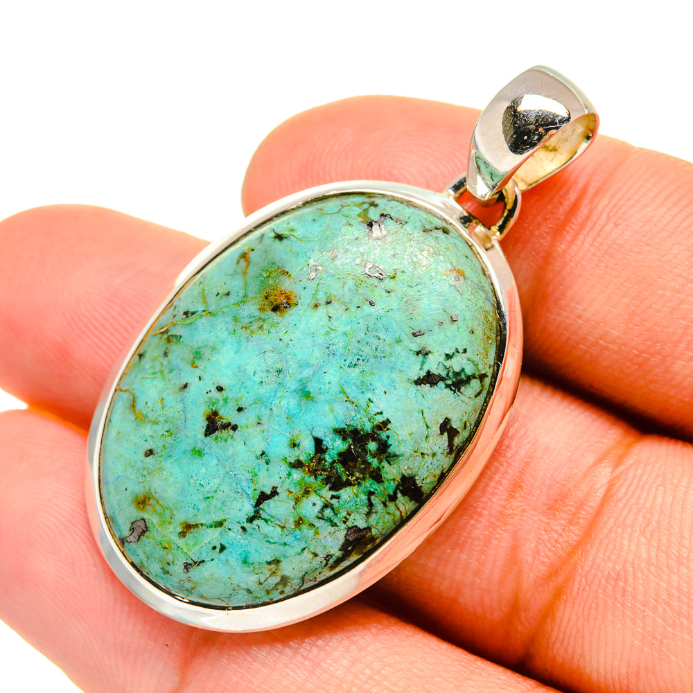 Arizona Turquoise Pendants handcrafted by Ana Silver Co - PD6529