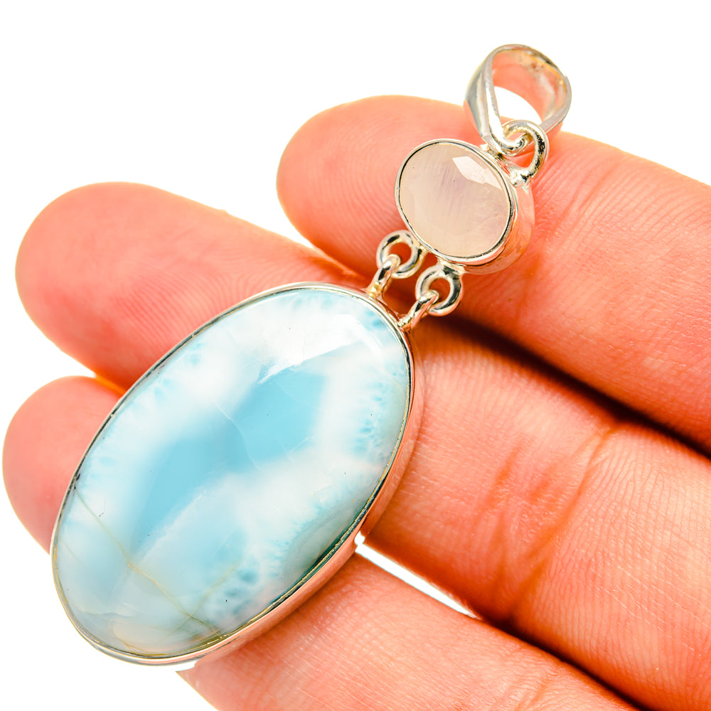 Larimar Pendants handcrafted by Ana Silver Co - PD6537