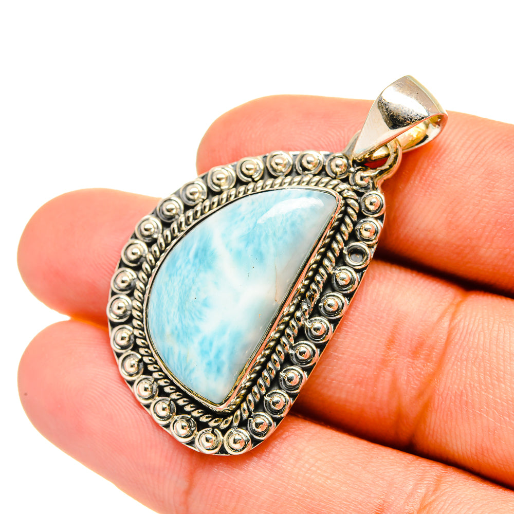 Larimar Pendants handcrafted by Ana Silver Co - PD6540