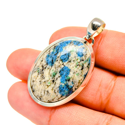 K2 Blue Azurite Pendants handcrafted by Ana Silver Co - PD6541