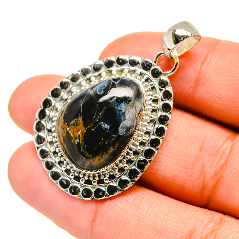 Pietersite Pendants handcrafted by Ana Silver Co - PD6555