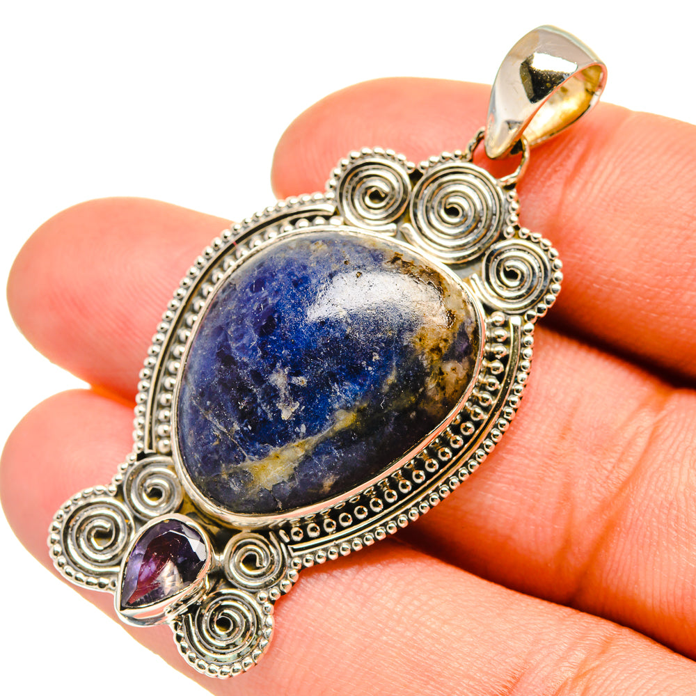 Sodalite Pendants handcrafted by Ana Silver Co - PD6556