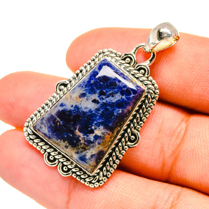 Sodalite Pendants handcrafted by Ana Silver Co - PD6559