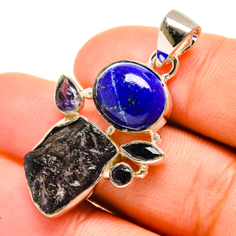 Lapis Lazuli Pendants handcrafted by Ana Silver Co - PD6569