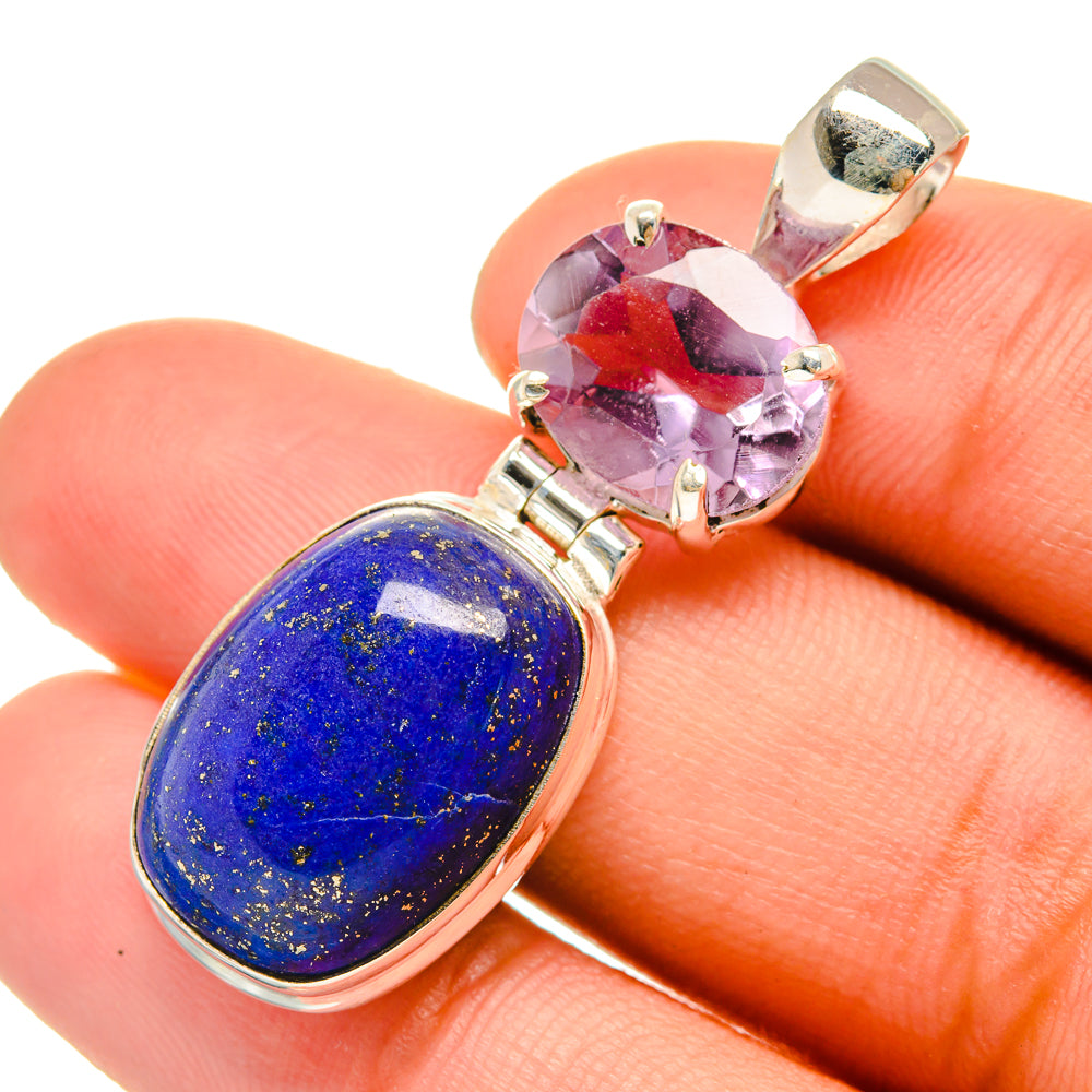 Lapis Lazuli Pendants handcrafted by Ana Silver Co - PD6570