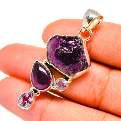 Amethyst Pendants handcrafted by Ana Silver Co - PD6572
