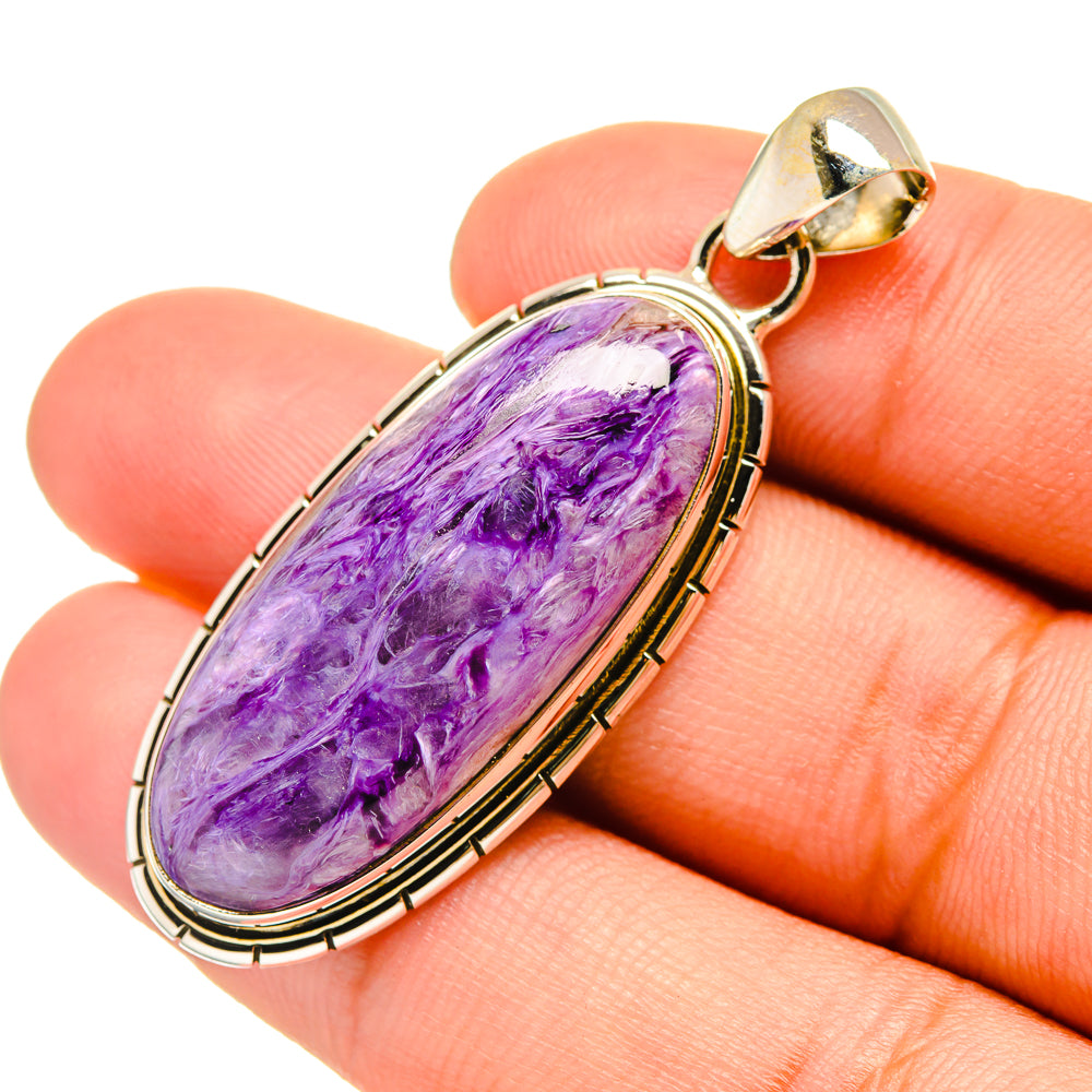 Charoite Pendants handcrafted by Ana Silver Co - PD6577