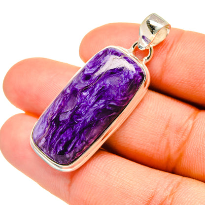 Charoite Pendants handcrafted by Ana Silver Co - PD6578