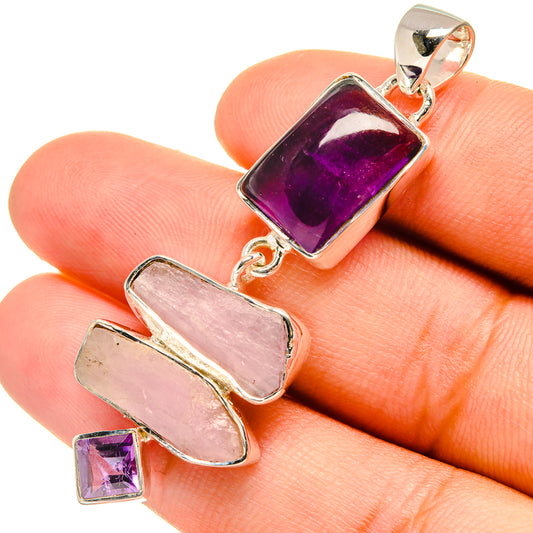 Amethyst Pendants handcrafted by Ana Silver Co - PD6582