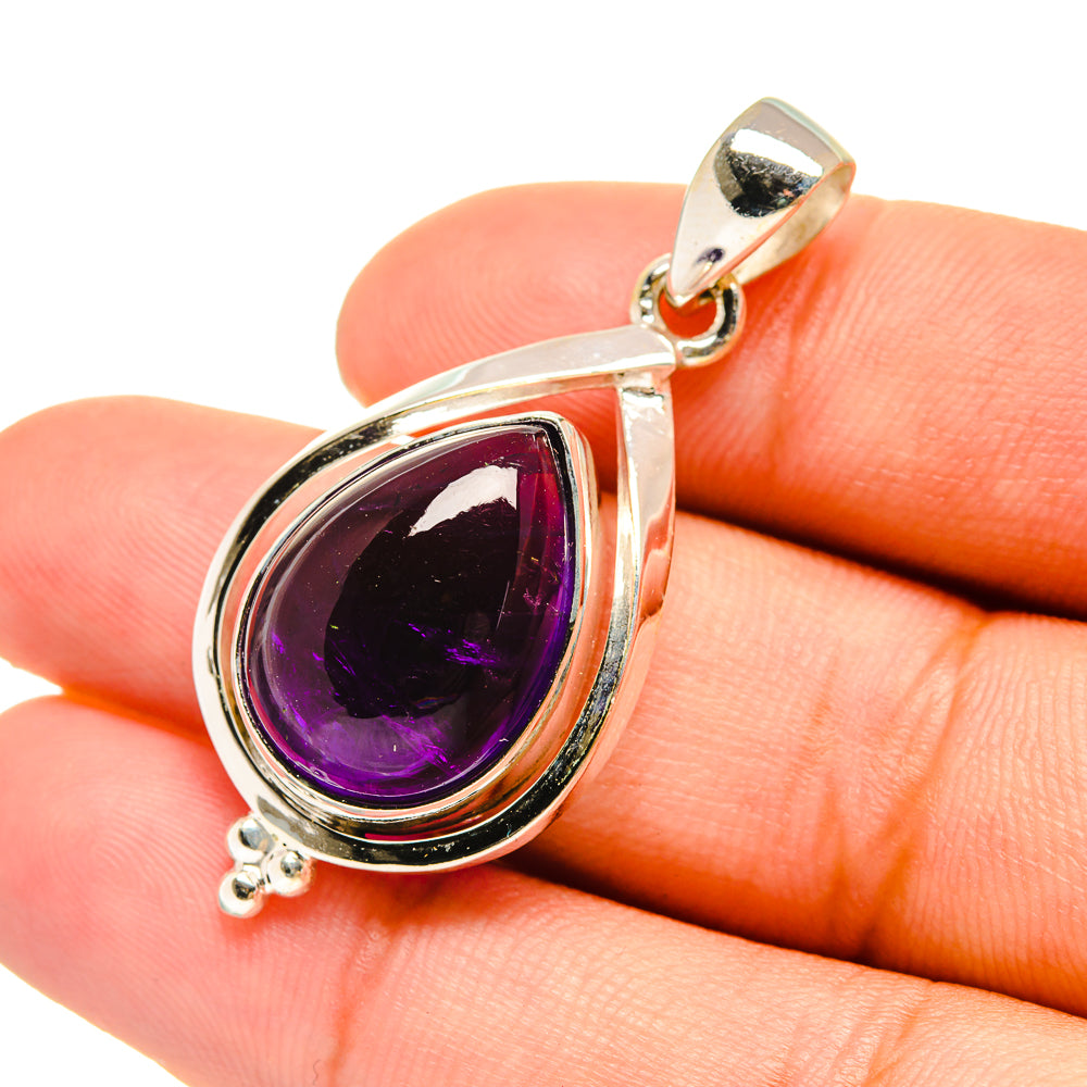 Amethyst Pendants handcrafted by Ana Silver Co - PD6586