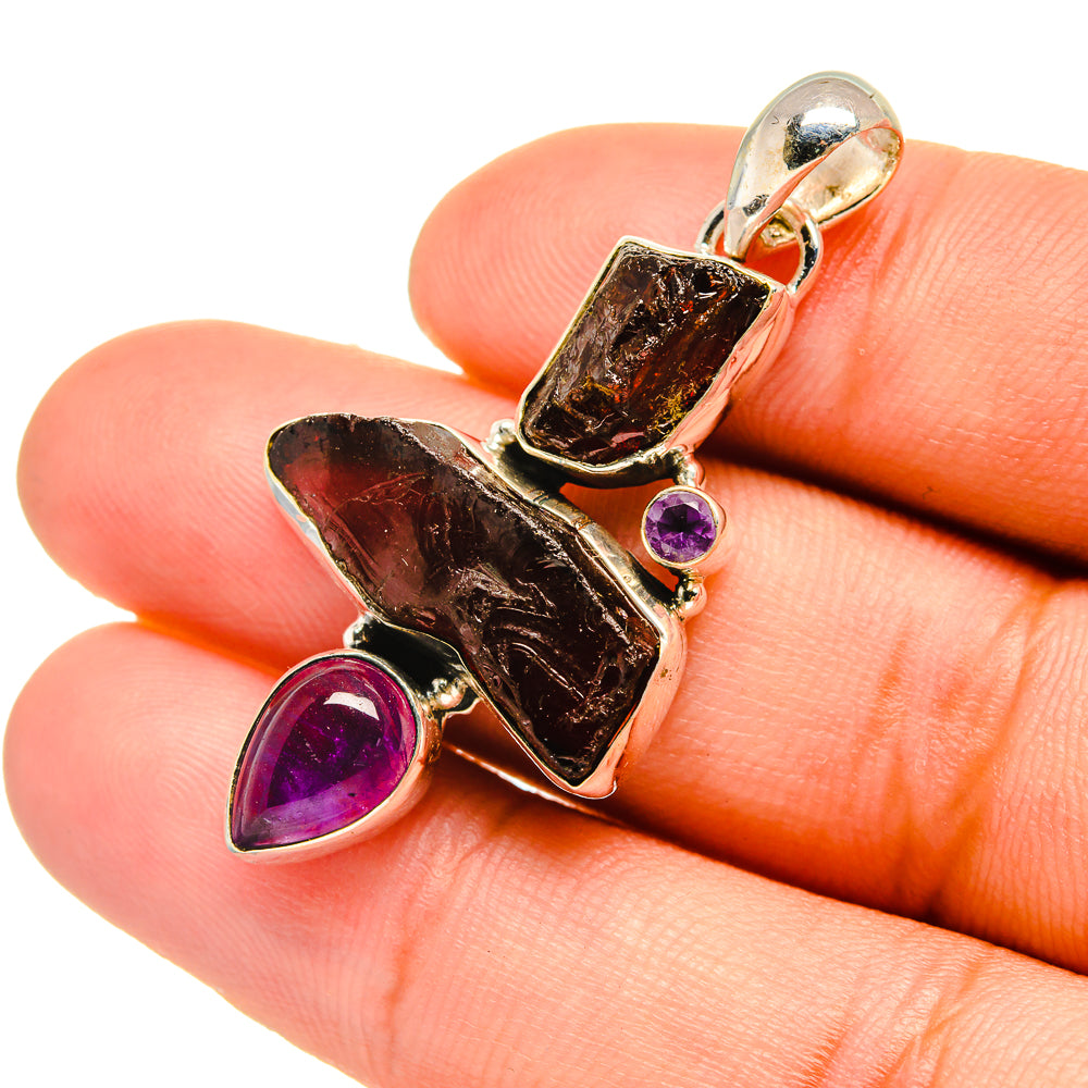 Garnet Pendants handcrafted by Ana Silver Co - PD6588