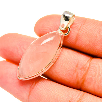 Rose Quartz Pendants handcrafted by Ana Silver Co - PD6608
