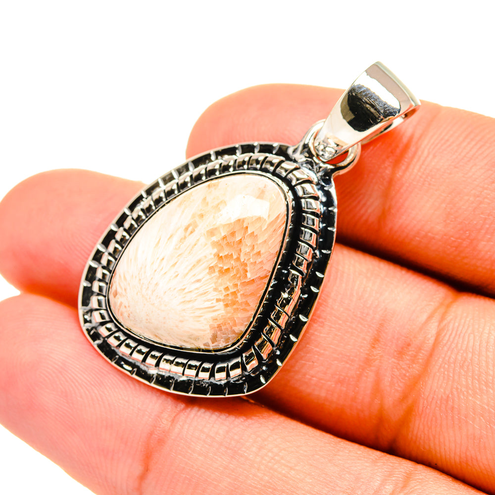 Scolecite Pendants handcrafted by Ana Silver Co - PD6613