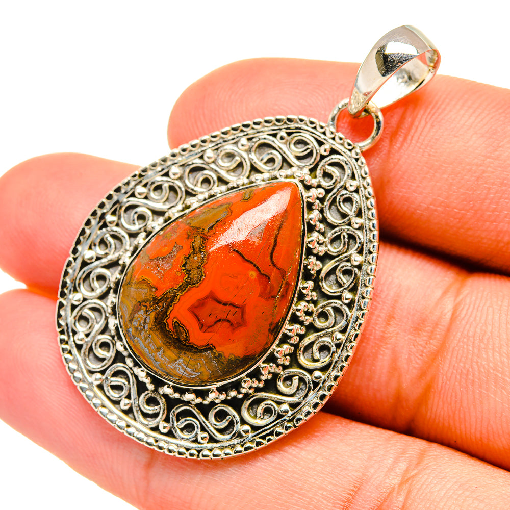 Red Jasper Pendants handcrafted by Ana Silver Co - PD6624