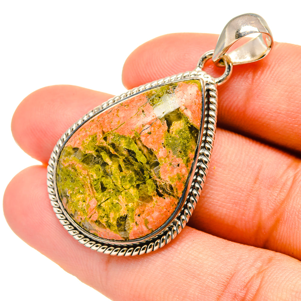 Unakite Pendants handcrafted by Ana Silver Co - PD6627