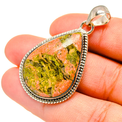 Unakite Pendants handcrafted by Ana Silver Co - PD6627