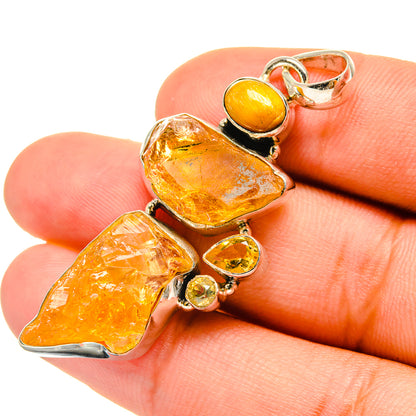 Citrine Pendants handcrafted by Ana Silver Co - PD6633
