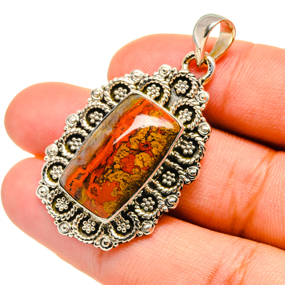 Red Jasper Pendants handcrafted by Ana Silver Co - PD6634