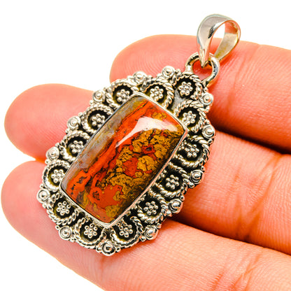 Red Jasper Pendants handcrafted by Ana Silver Co - PD6634
